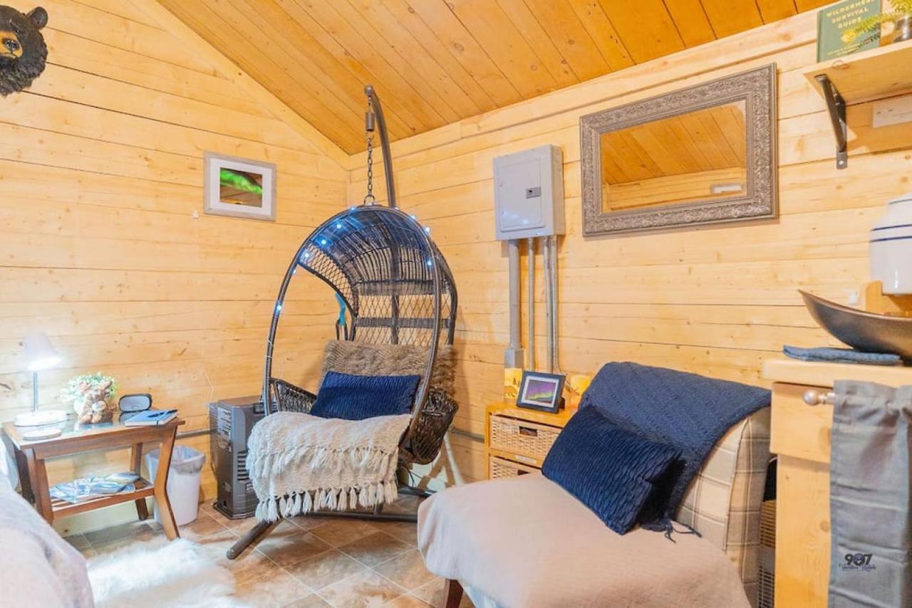 Studio Log Dry Cabin| Aurora Views! Fairbanks Bagian luar foto