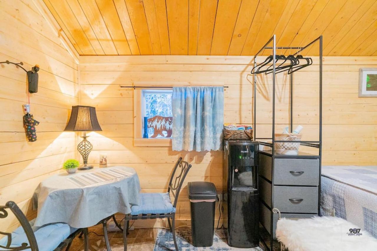 Studio Log Dry Cabin| Aurora Views! Fairbanks Bagian luar foto