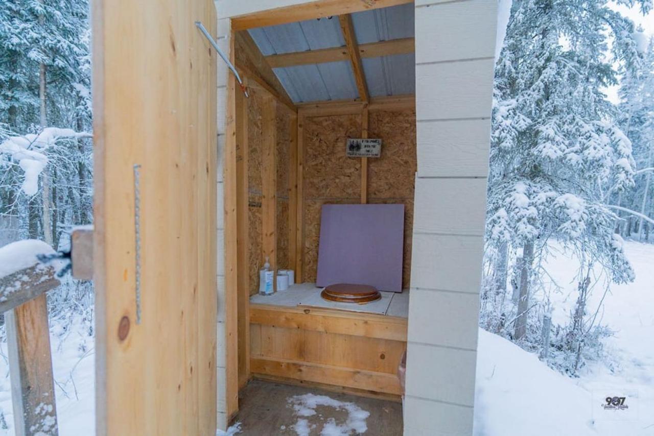 Studio Log Dry Cabin| Aurora Views! Fairbanks Bagian luar foto