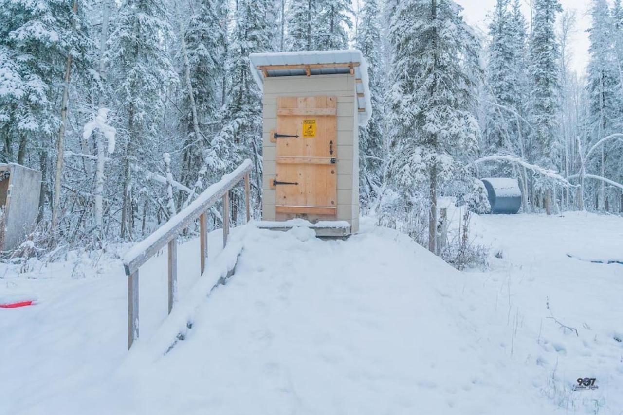 Studio Log Dry Cabin| Aurora Views! Fairbanks Bagian luar foto