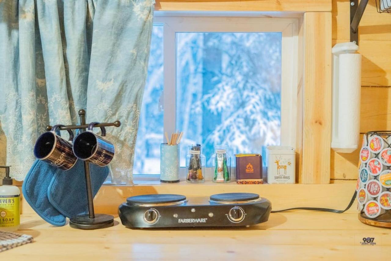 Studio Log Dry Cabin| Aurora Views! Fairbanks Bagian luar foto
