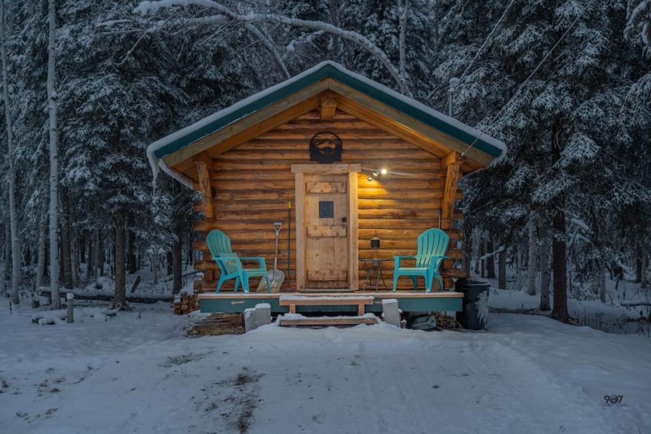 Studio Log Dry Cabin| Aurora Views! Fairbanks Bagian luar foto