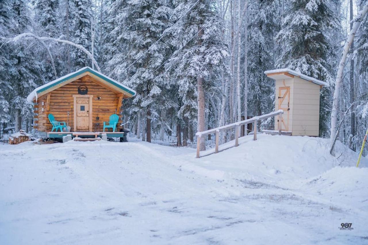 Studio Log Dry Cabin| Aurora Views! Fairbanks Bagian luar foto